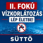 Lakossági tájékoztató II. fokú vízkorlátozás elrendeléséről